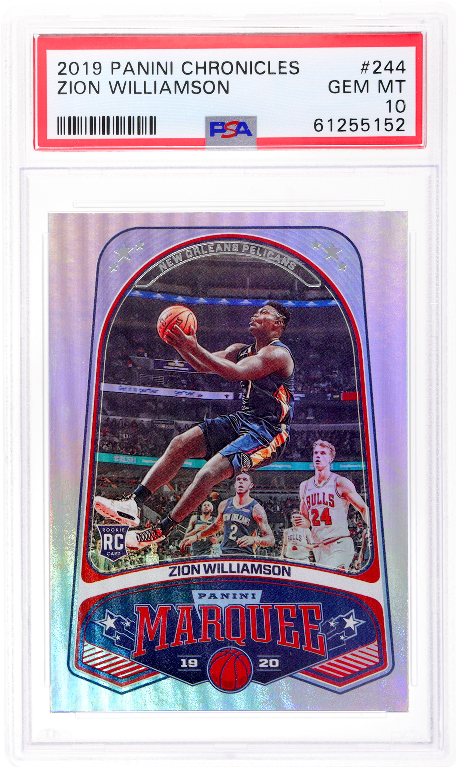 2019 Panini Chronicles #244 Zion Williamson Marquee PSA 10