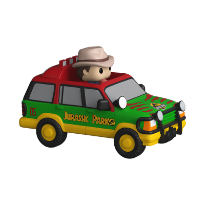 Funko Bitty Pop! Rides: Jurassic Park - Dr. Alan Grant and Jurassic SUV