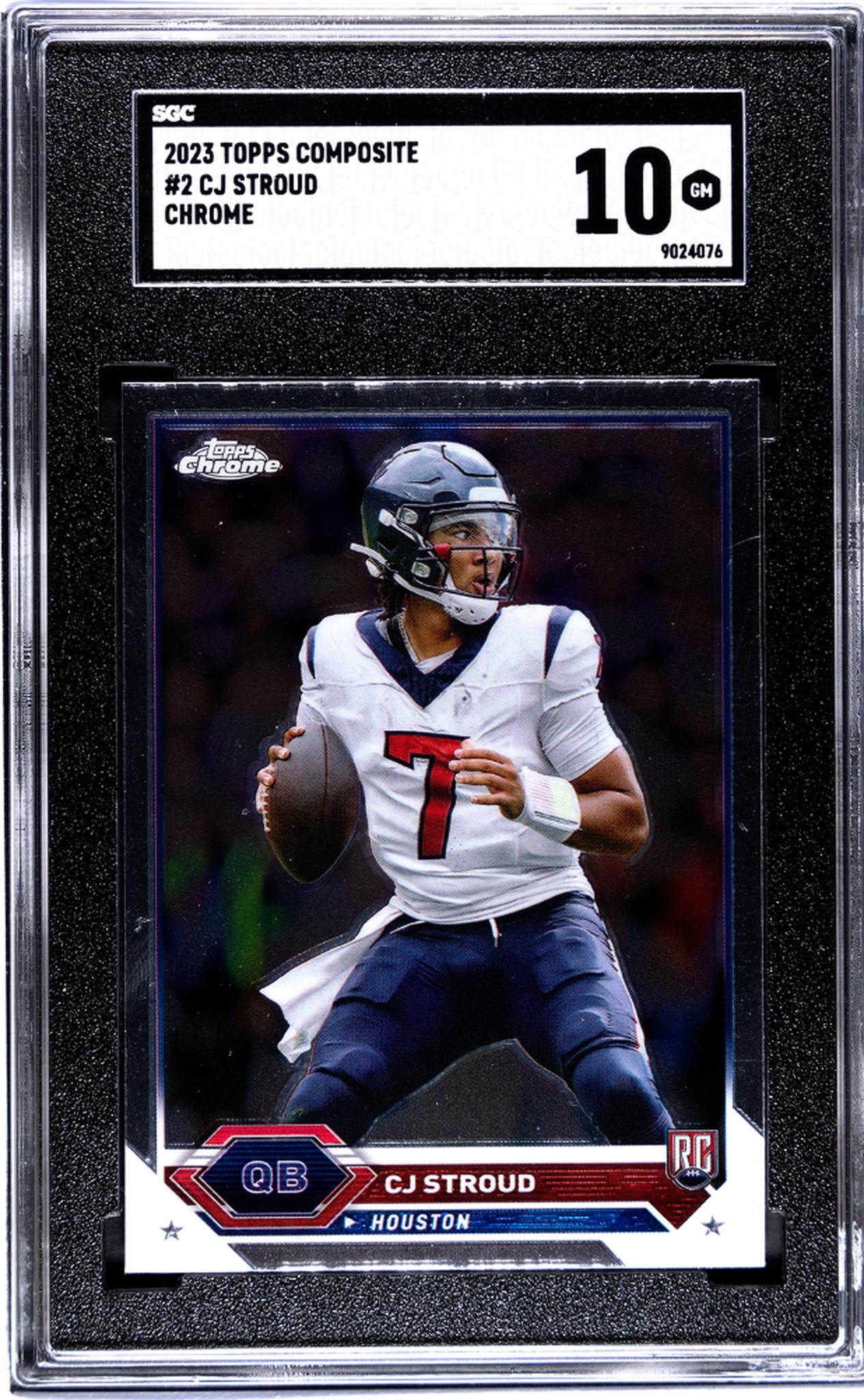2023 Topps Composite #2 Cj Stroud Chrome SGC 10
