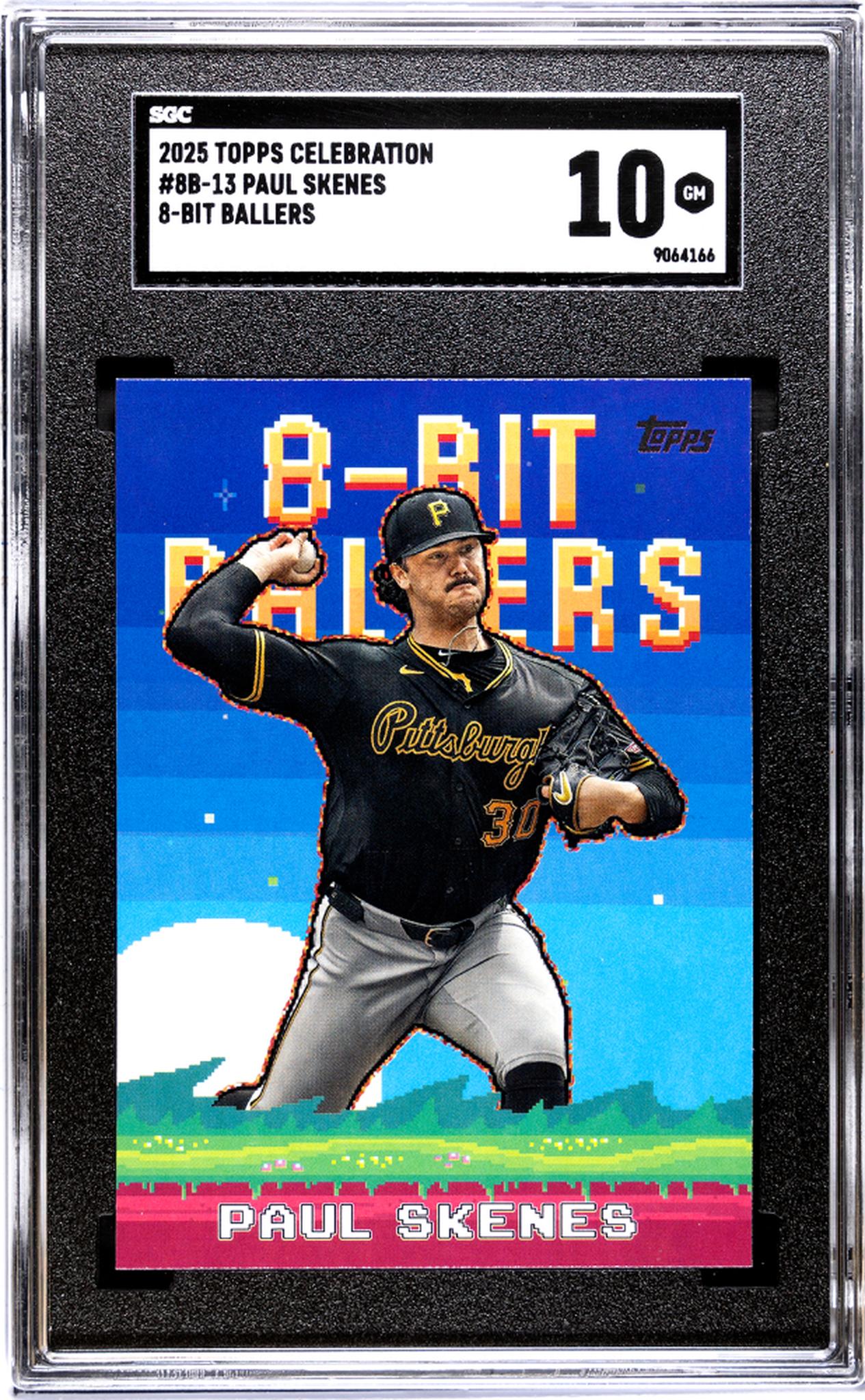 2025 Topps Celebration #8B-13 Paul Skenes 8-Bit Ballers SGC 10