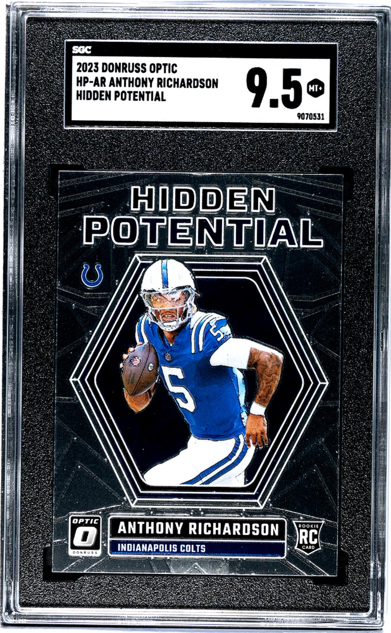 2023 Donruss Optic #HP-AR Anthony Richardson Hidden Potential SGC 9.5