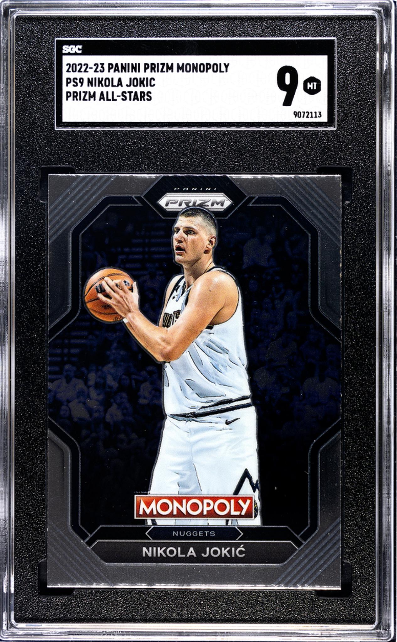 2022 Panini Prizm Monopoly Nikola Jokic #PS9 SGC 9