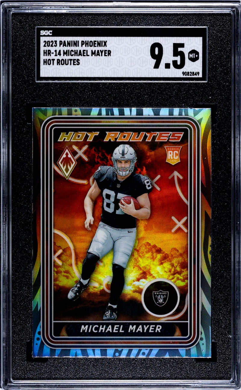 2023 Panini Phoenix #HR-14 Michael Mayer Hot Routes SGC 9.5
