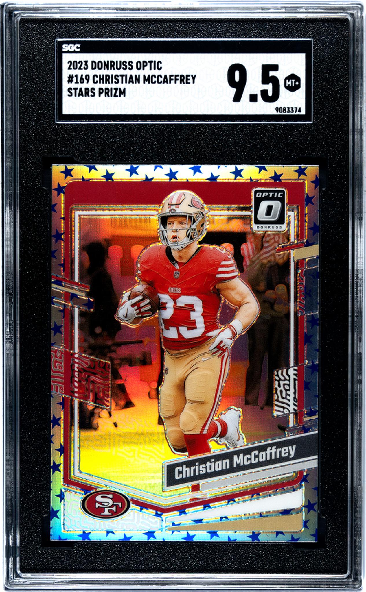 2023 Panini Donruss Optic Stars #169 Christian McCaffrey SGC 9.5