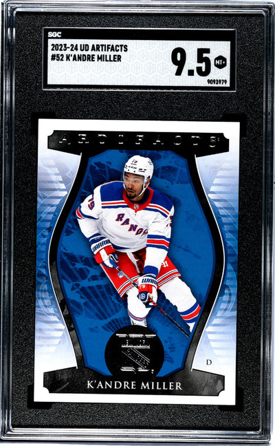 2023-24 UD Artifacts K'Andre Miller #52 SGC 9.5