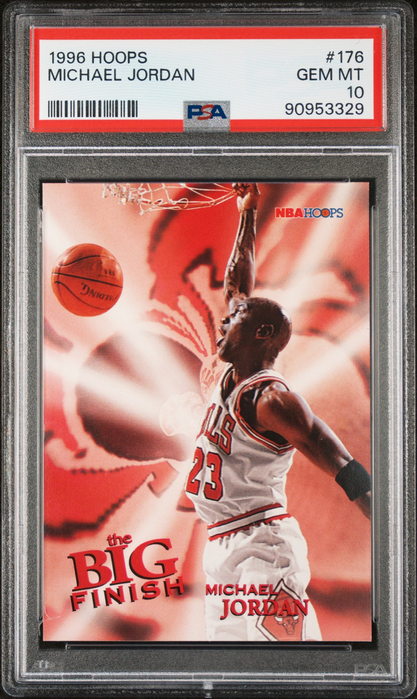 1996 Hoops Michael Jordan #176 PSA 10