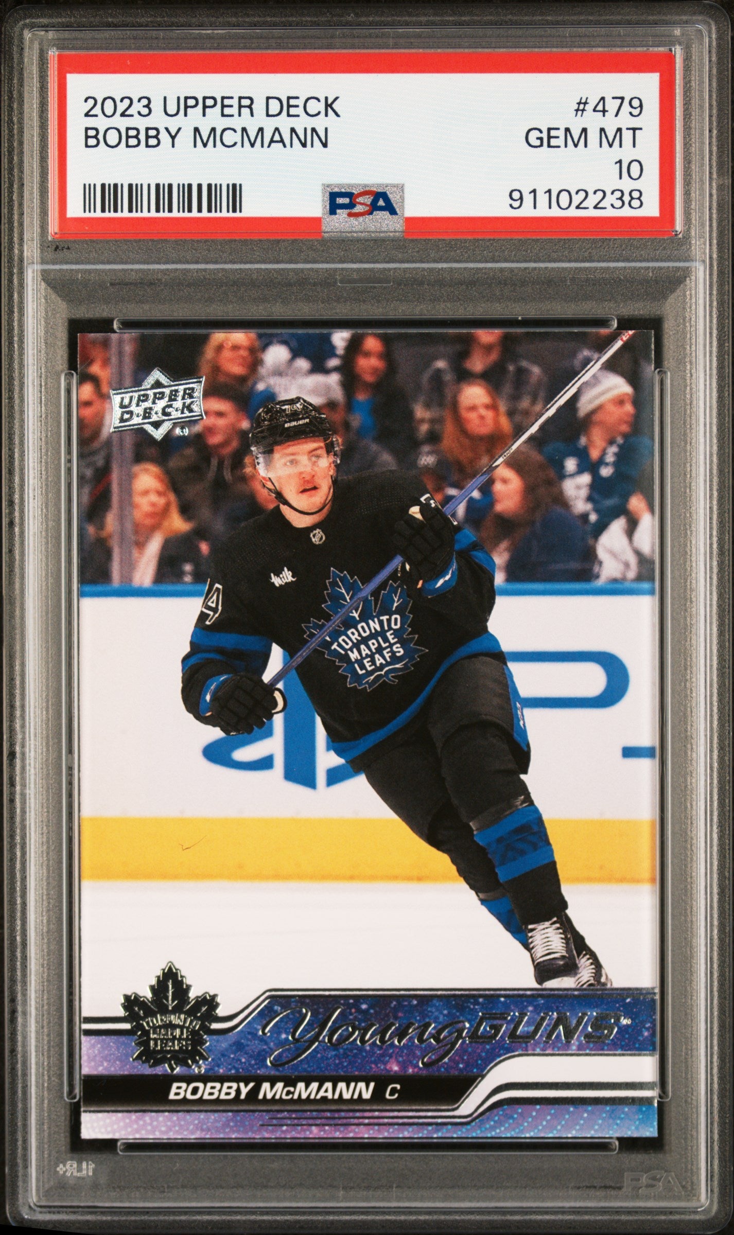 2023 Upper Deck Bobby Mcmann #479 PSA 10