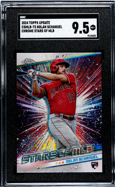 2024 Topps Chrome Stars of MLB Nolan Schanuel #CSMLB-73 SGC 9.5
