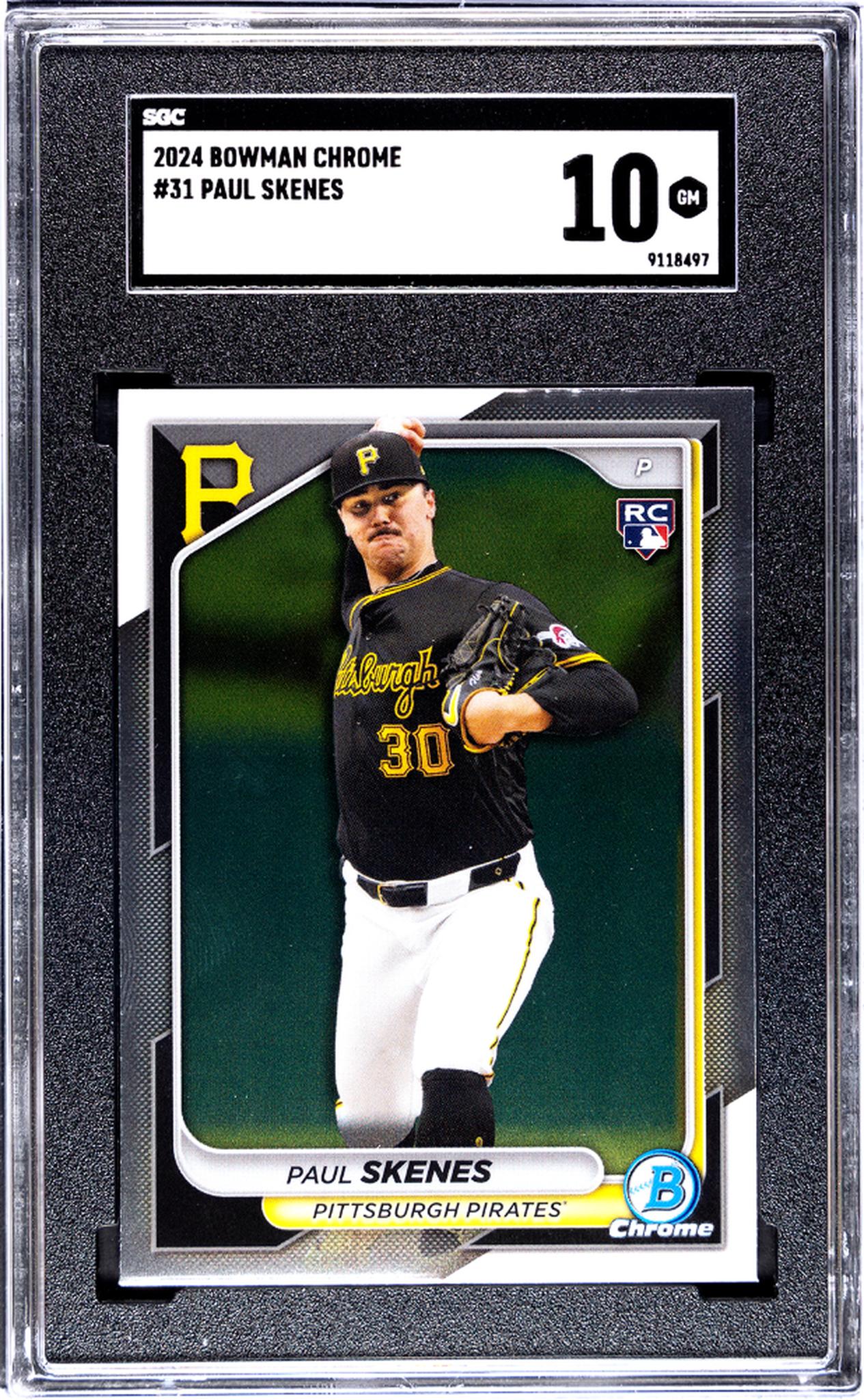 2024 Bowman Chrome #31 Paul Skenes SGC 10