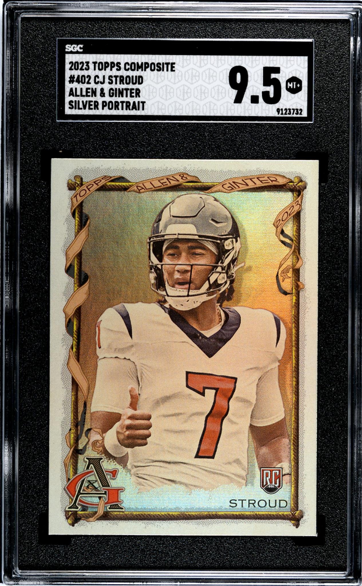 2023 Topps Composite Allen & Ginter Silver Portrait C.J. Stroud #402 RC SGC 9.5