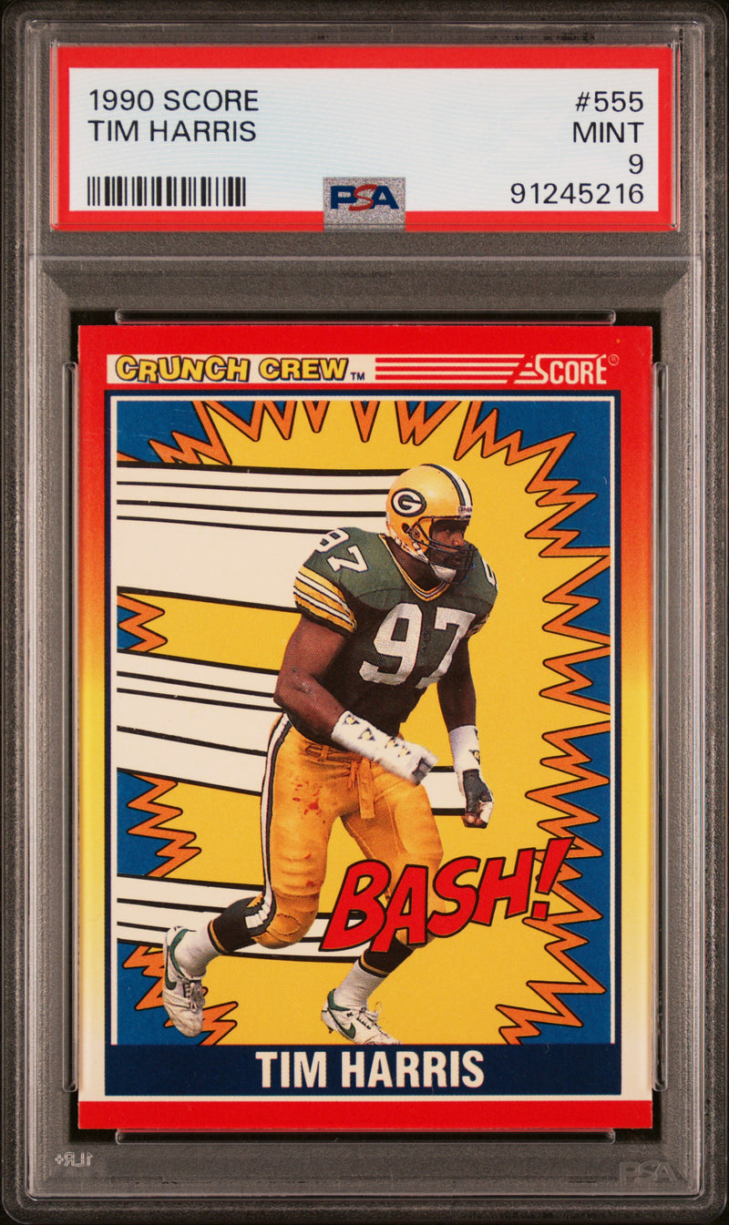 1990 Score Tim Harris #555 PSA 9