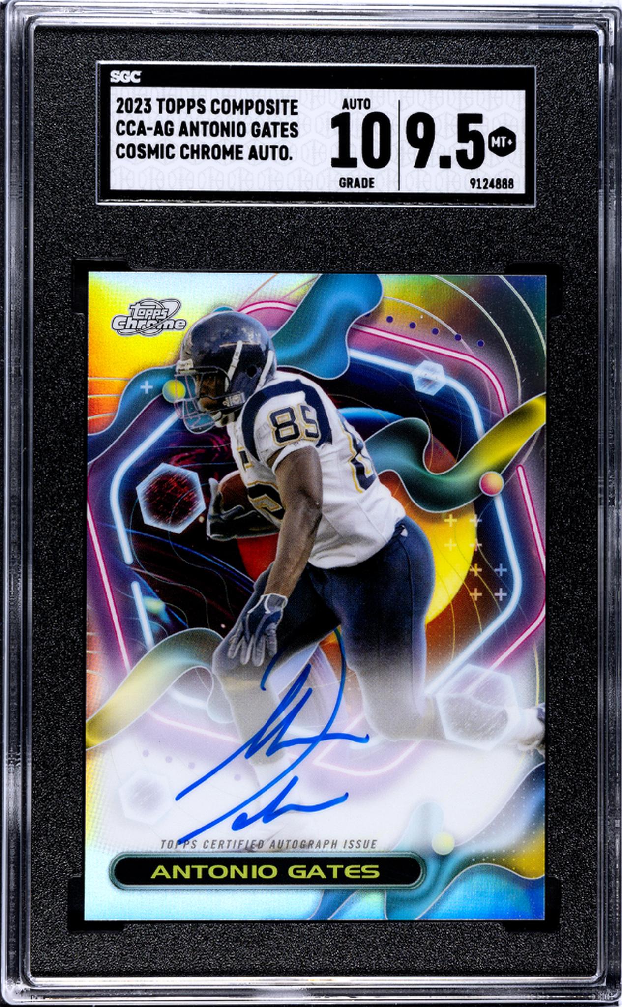 2023 Topps Composite Cosmic Chrome Antonio Gates #CCA-AG Auto SGC 9.5 Auto 10