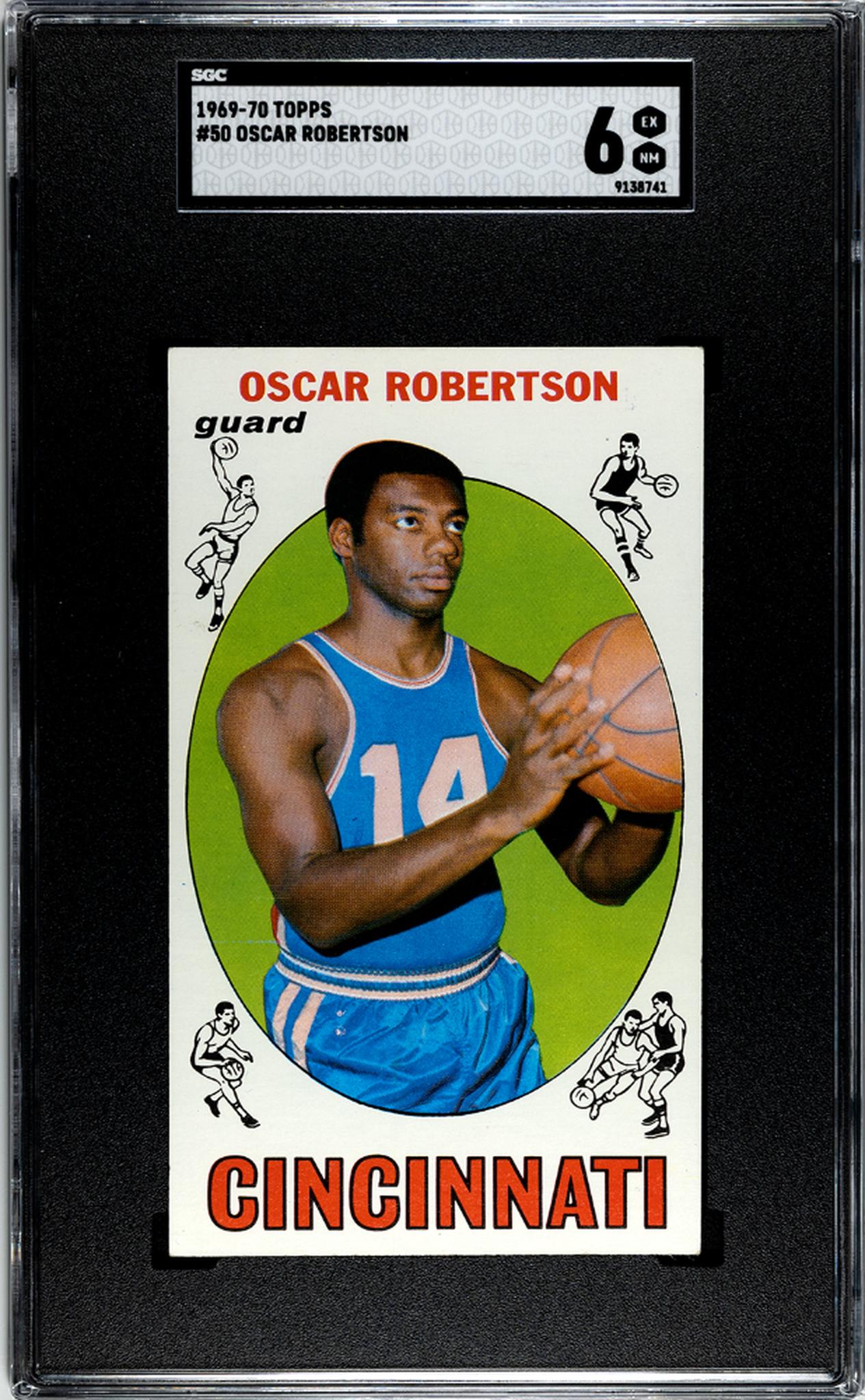 1969-70 Topps Oscar Robertson #50 SGC 6