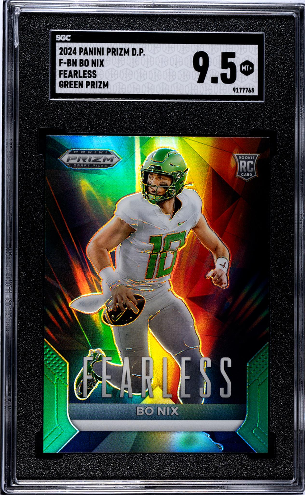 2024 Prizm #F-BN Bo Nix Fearless SGC 9.5