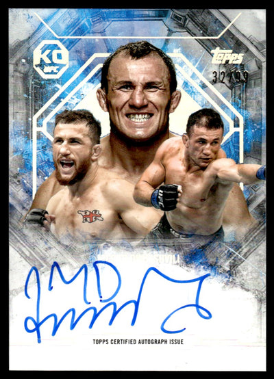 2025 Topps Knockout Merab Dvalishvili Collage-A-Graphs Auto #CG-MD /99