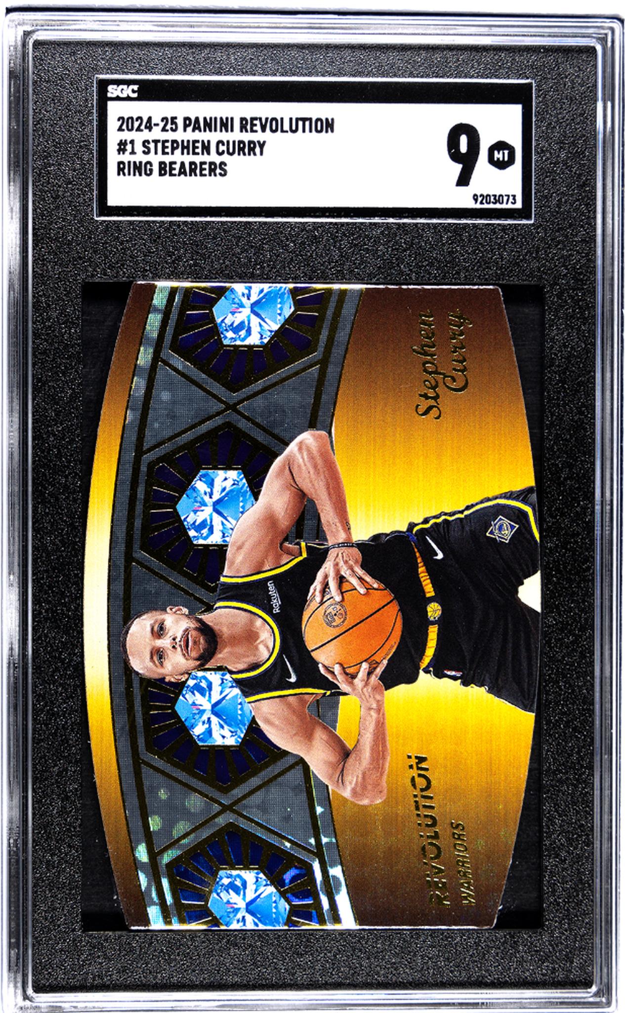2024-25 Panini Revolution #1 Stephen Curry Ring Bearers SGC 9
