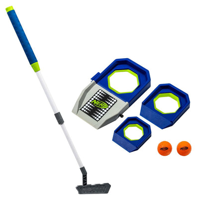 Franklin Sports Nerf Trick Shot Golf Set with Adjustable Putter