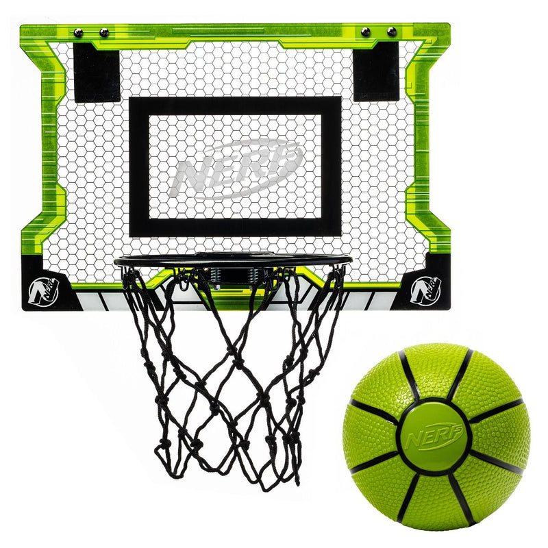 Franklin Sports Nerf Pro Hoops Basketball Set - Green