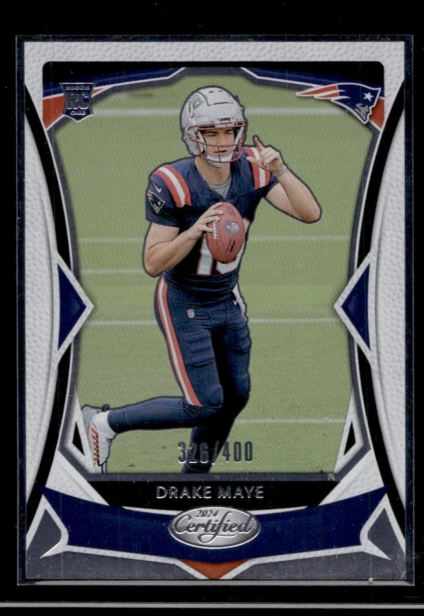 2024 Panini Certified 103 Drake Maye Rookie /400 New England Patriots