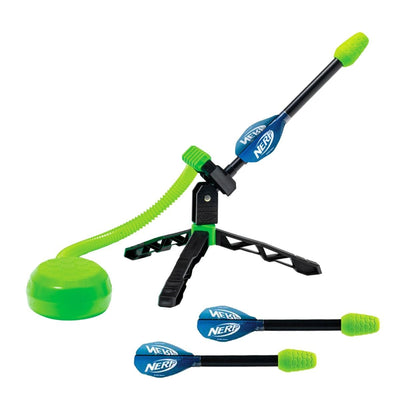 Franklin Sports Nerf Rip Rocket Launcher with 3 Foam Rockets