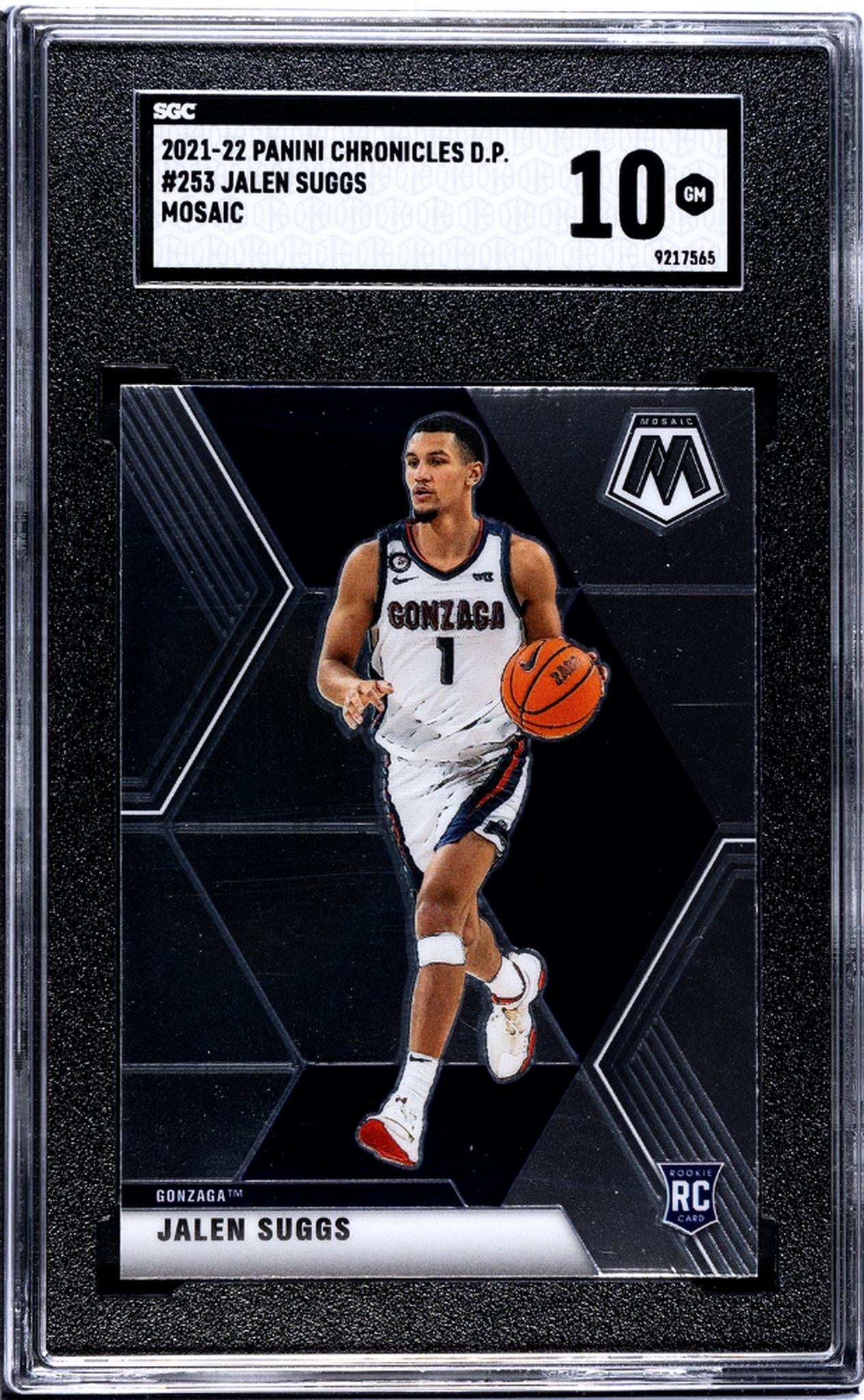 2021-22 Panini Chronicles Draft Picks #253 Jalen Suggs Mosaic SGC 10