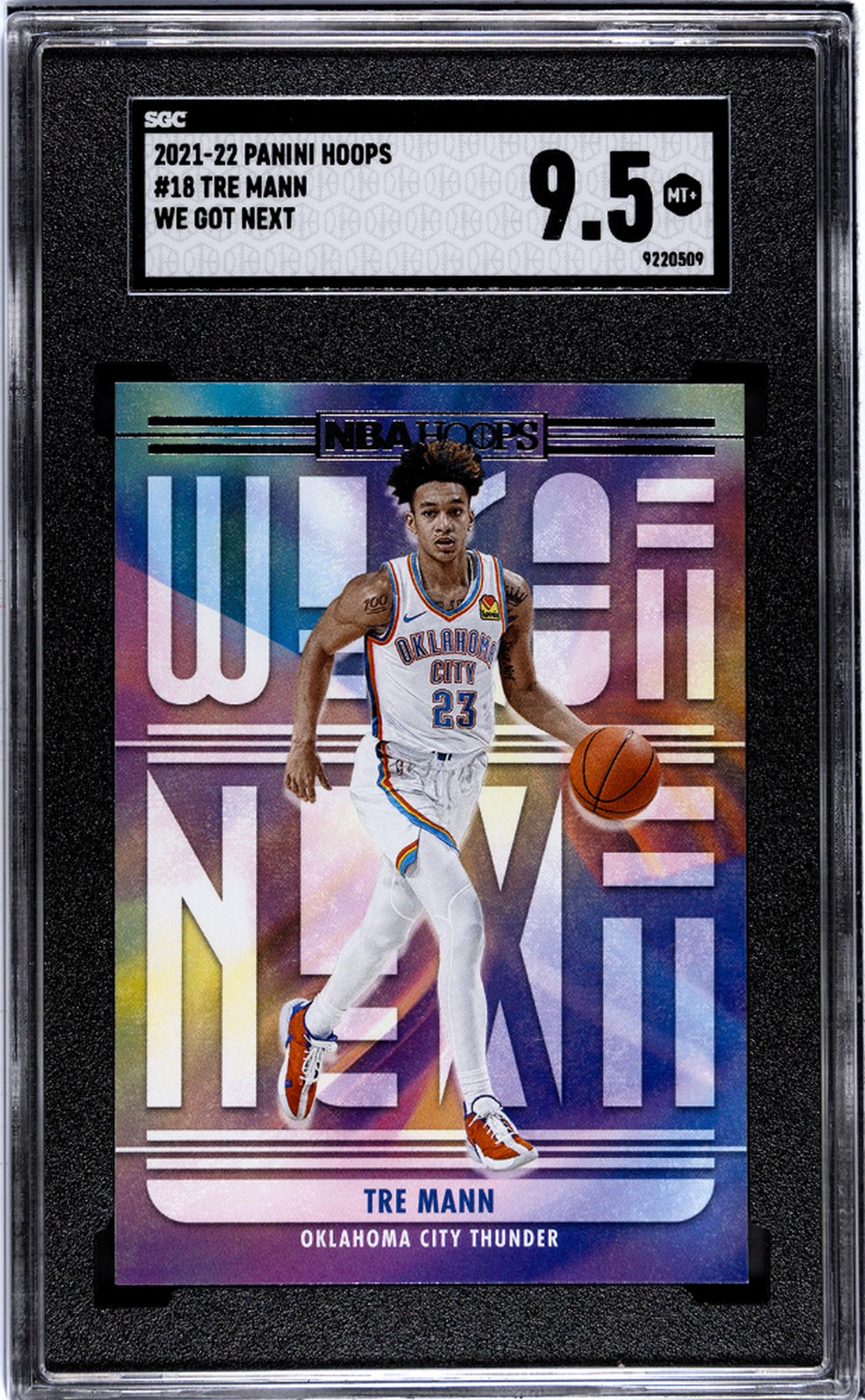 2021-22 Panini Hoops #18 Tre Mann We Got Next SGC 9.5