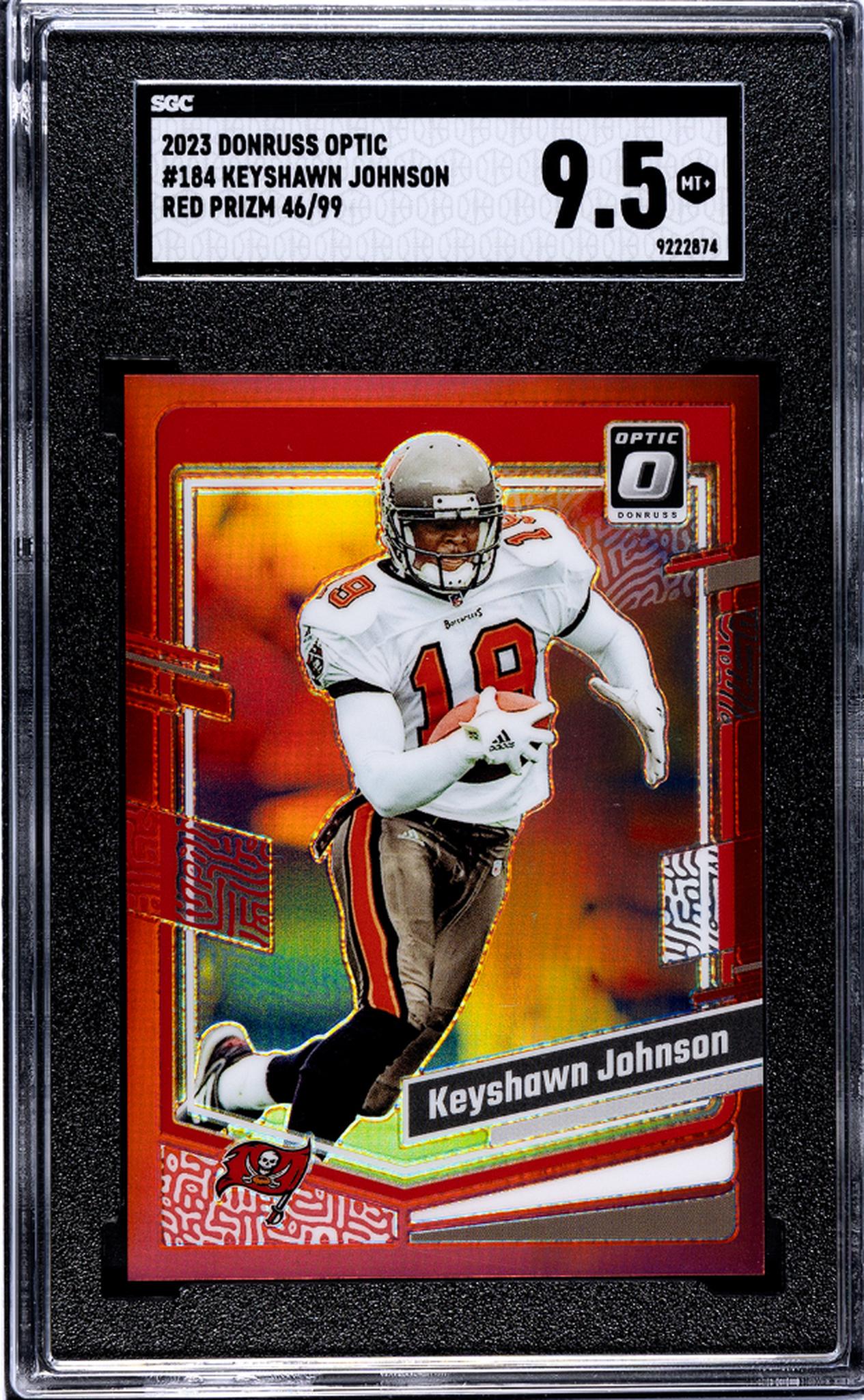 2023 Donruss Optic #184 Keyshawn Johnson /99 SGC 9.5