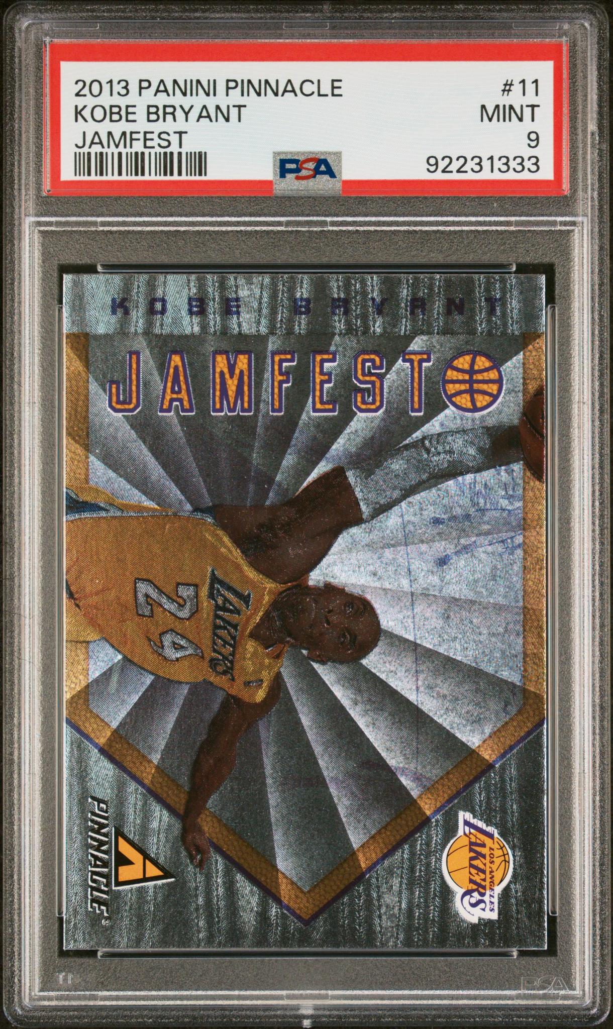 2013 Panini Pinnacle Jamfest Kobe Bryant #11 PSA 9