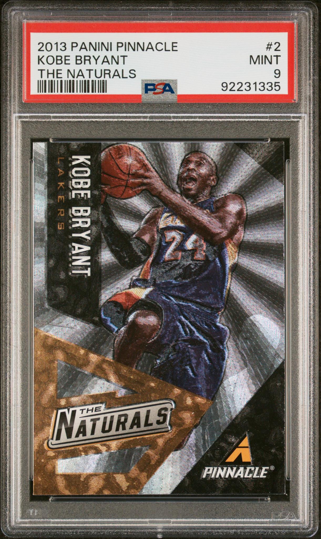 2013 Panini Pinnacle the Naturals Kobe Bryant #2 PSA 9