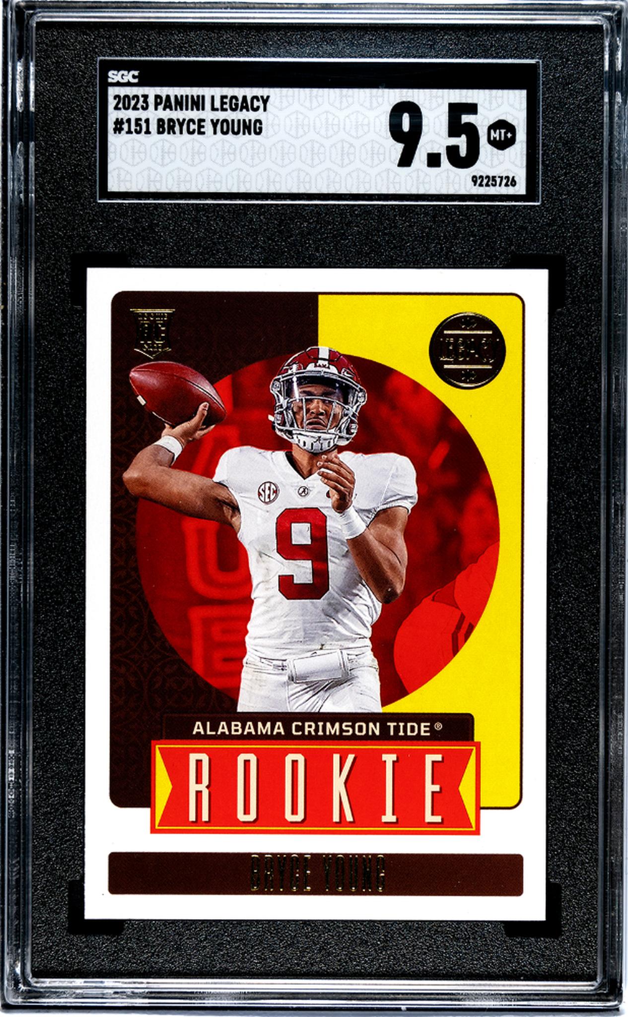 2023 Panini Legacy #151 Bryce Young  Rookie  SGC 9.5