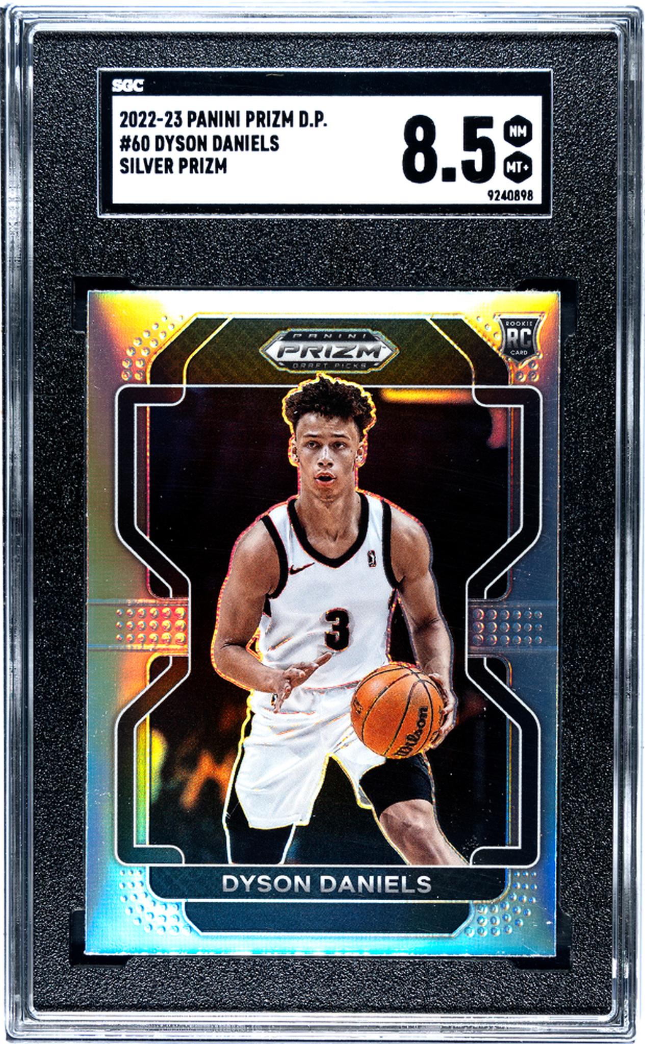 2022 Panini Prizm Draft Silver Dyson Daniels #60 RC SGC 8.5