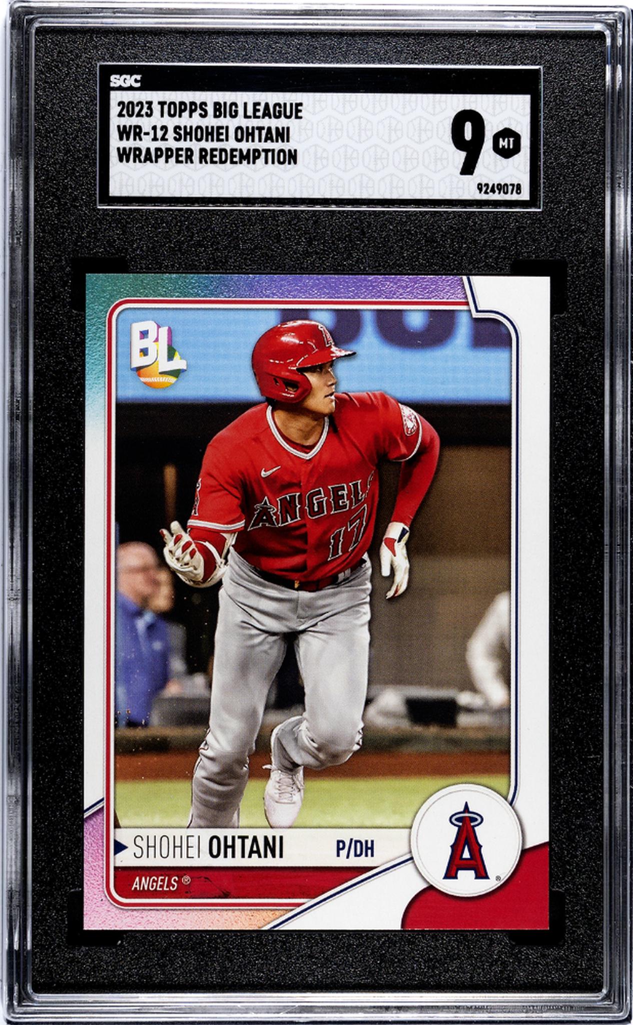 2023 Topps Big League Wrapper Redemption Shohei Ohtani #WR-12 SGC 9