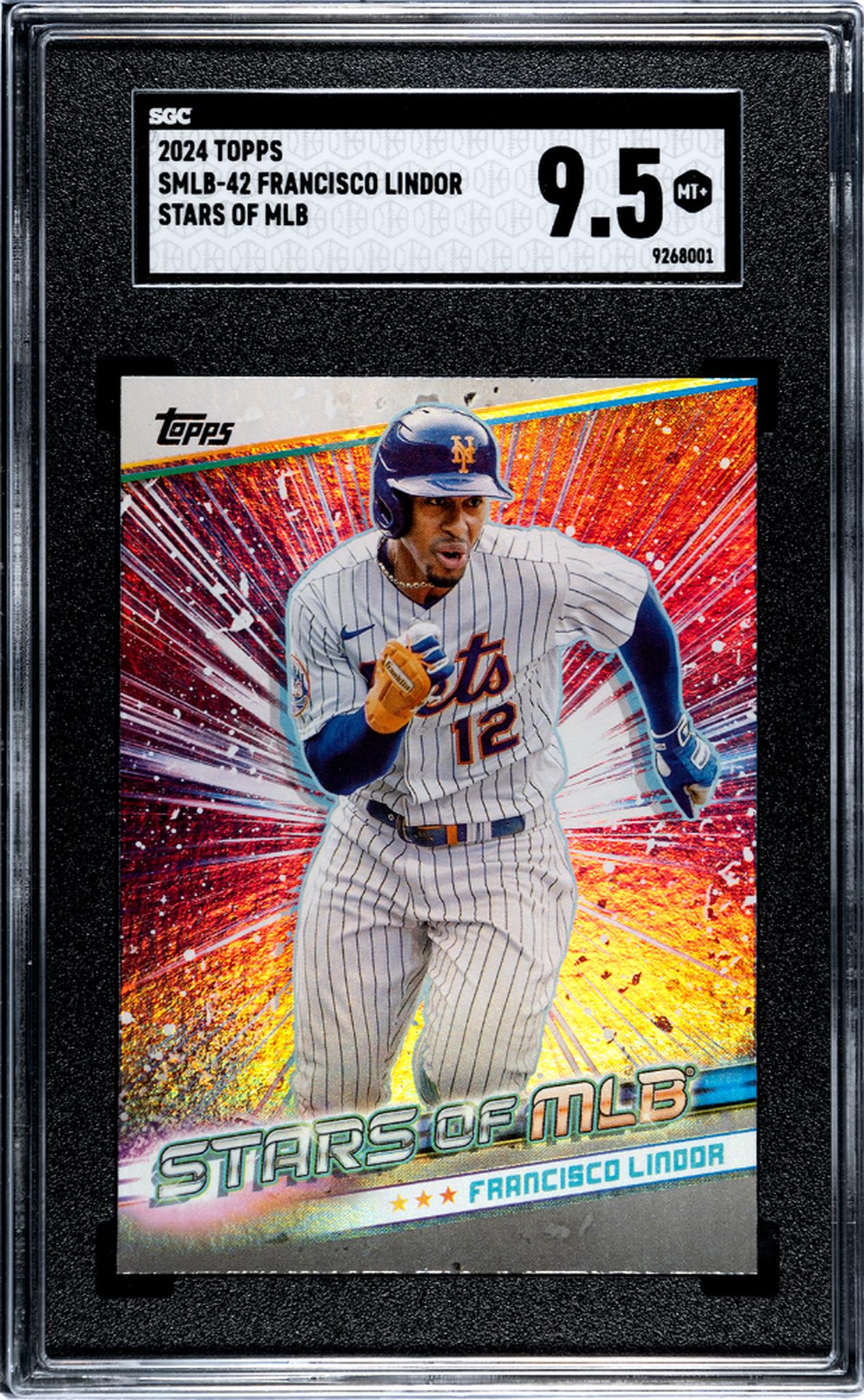2024 Topps Series 1 Stars of MLB Francisco Lindor #SMLB-42 SGC 9.5