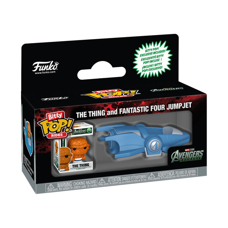 Funko Bitty Pop! Ride: Marvel Avengers Doomsday - The Thing & Fantastic Four Jumpjet
