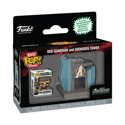 Funko Bitty Pop! Town: Marvel Avengers: Doomsday - Red Guardian with Avengers Tower