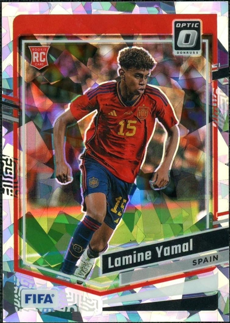 2023 Donruss Optic 54 Lamine Yamal Cracked Ice