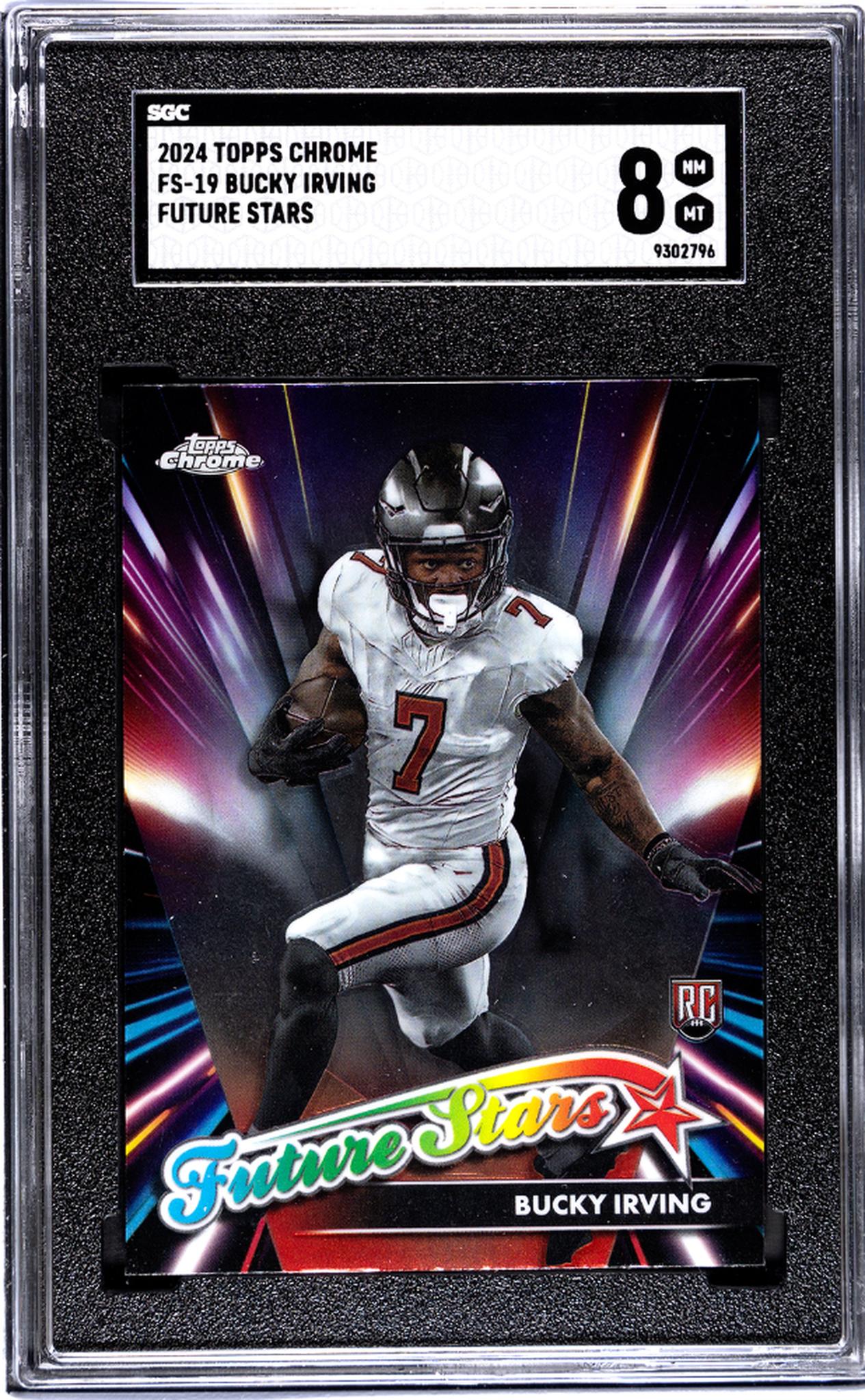 2024 Topps Chrome Future Stars Bucky Irving #FS-19 RC SGC 8