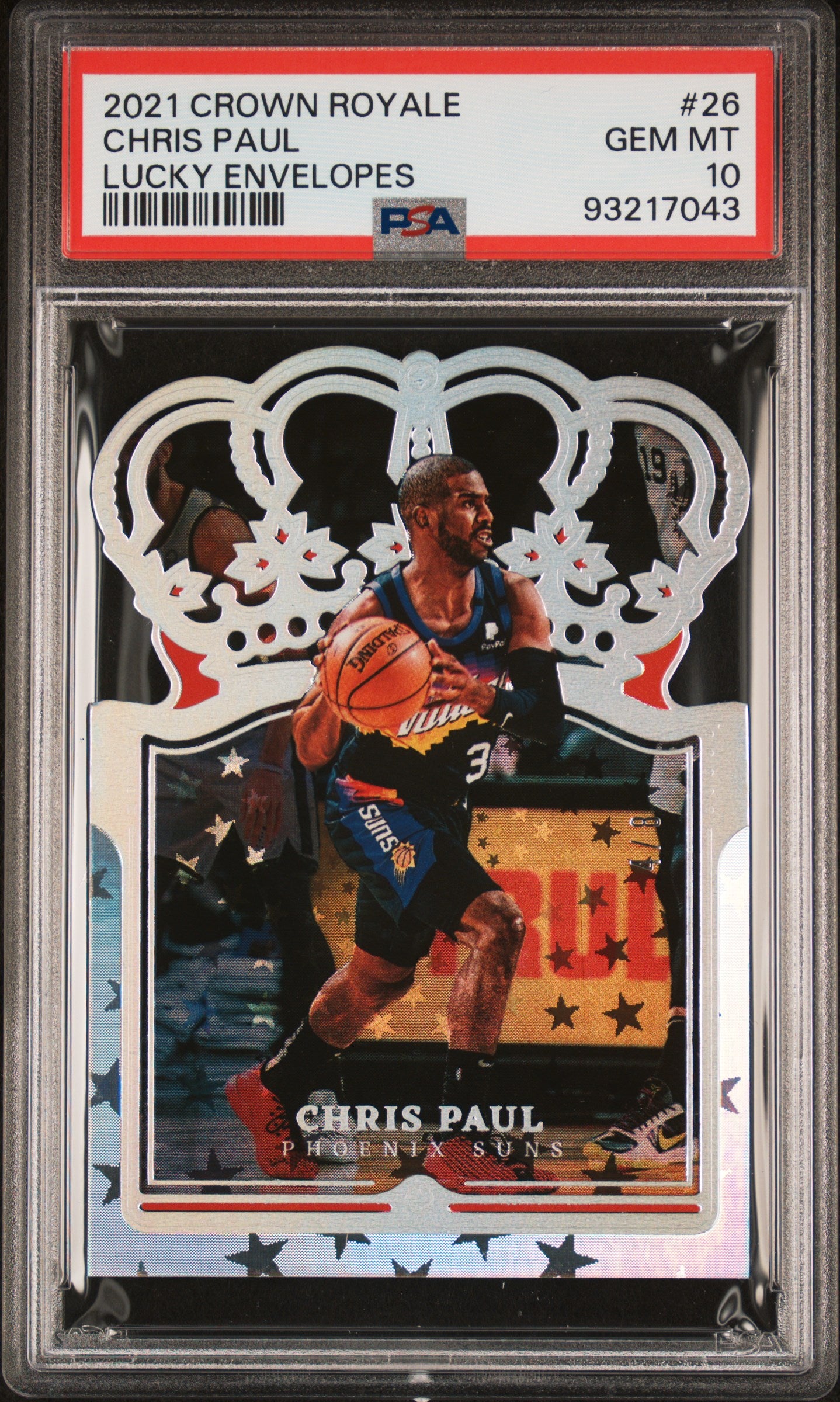 2021 Crown Royale #26 Chris Paul Lucky Envelopes PSA 10