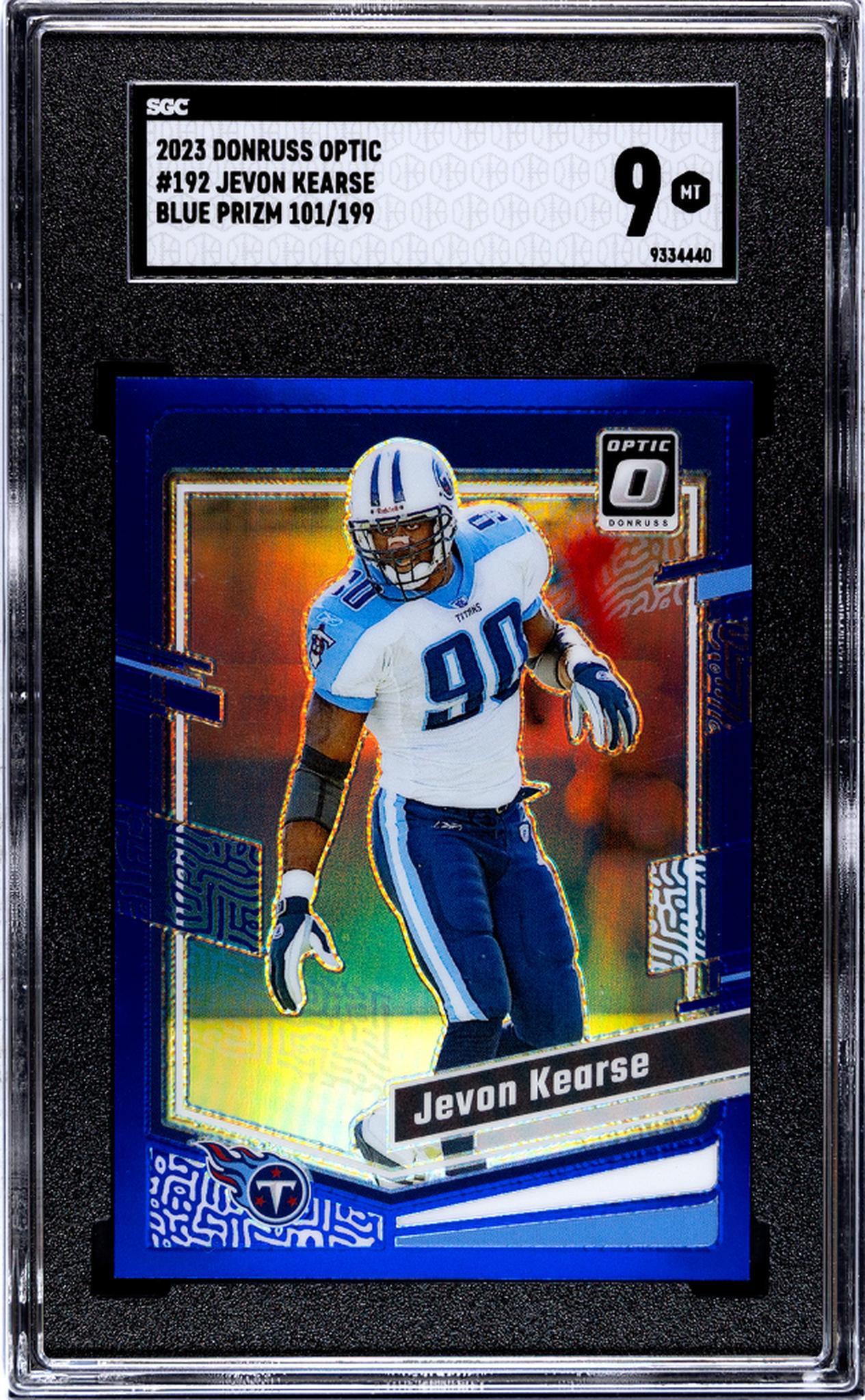 2023 Panini Donruss Optic #192 Jevon Kearse Blue /199  SGC 9