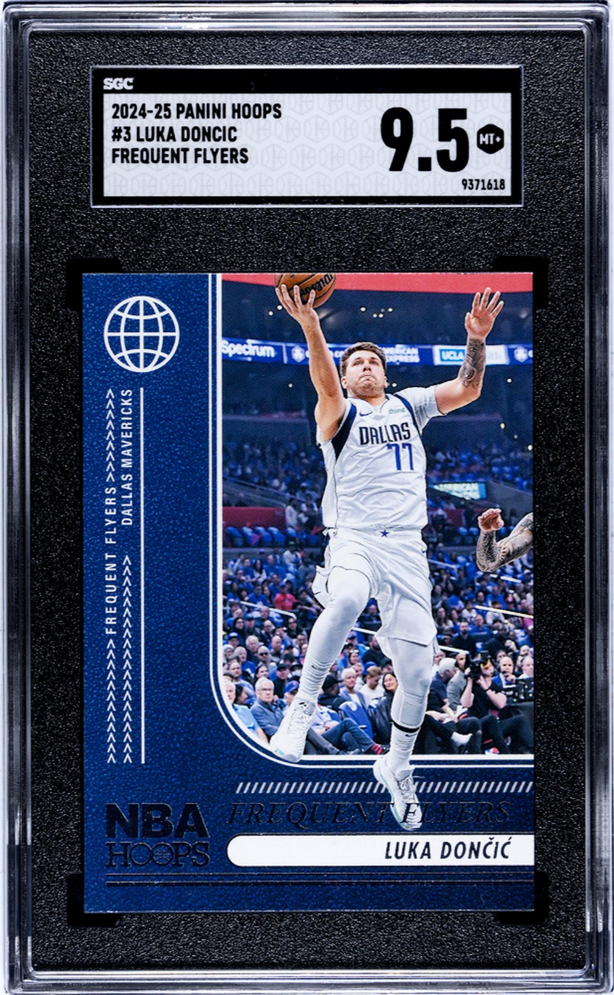 2024 Panini Hoops Frequent Flyers Luka Doncic #3 SGC 9.5