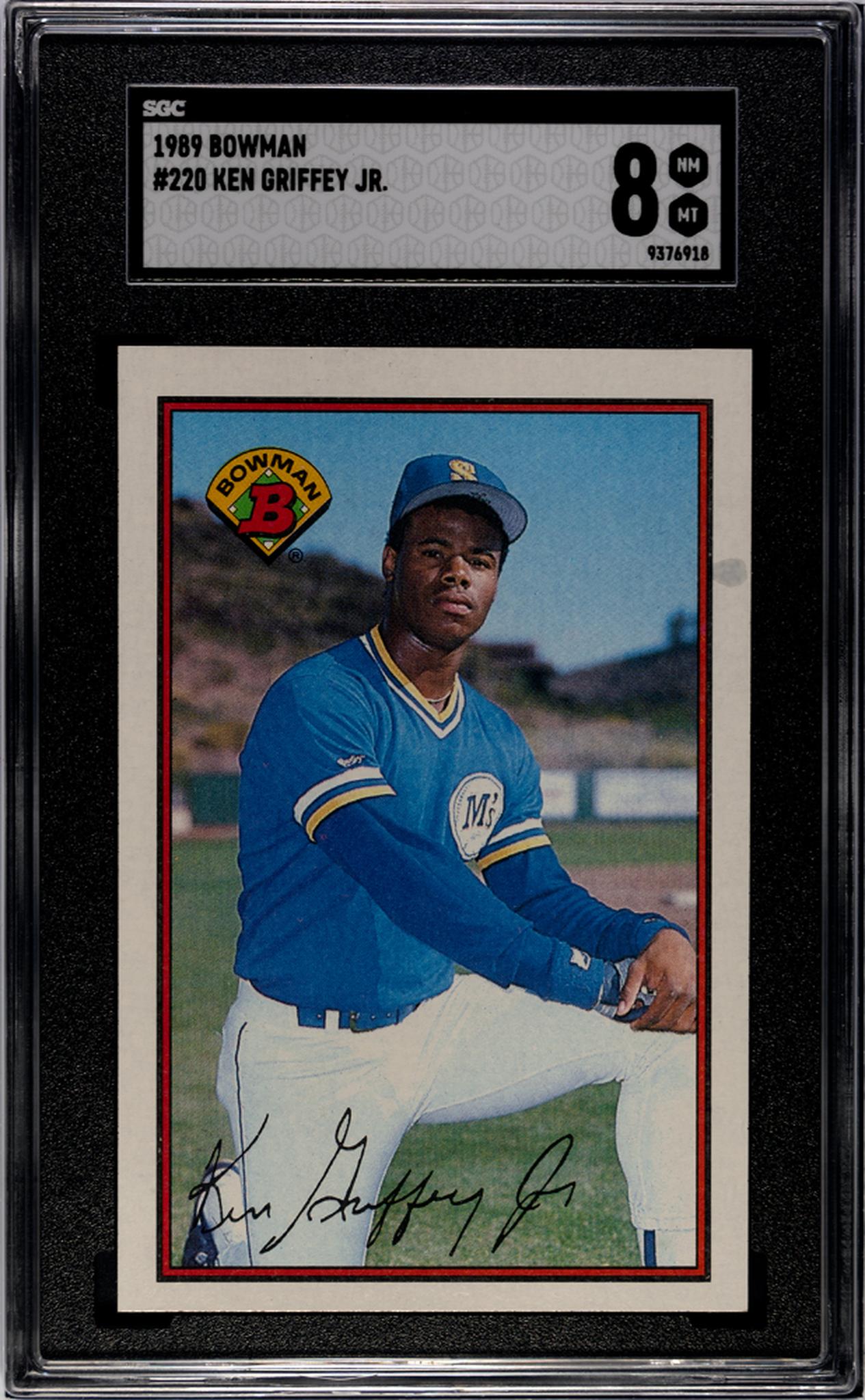 1989 Bowman #220 Ken Griffey Jr. SGC 8