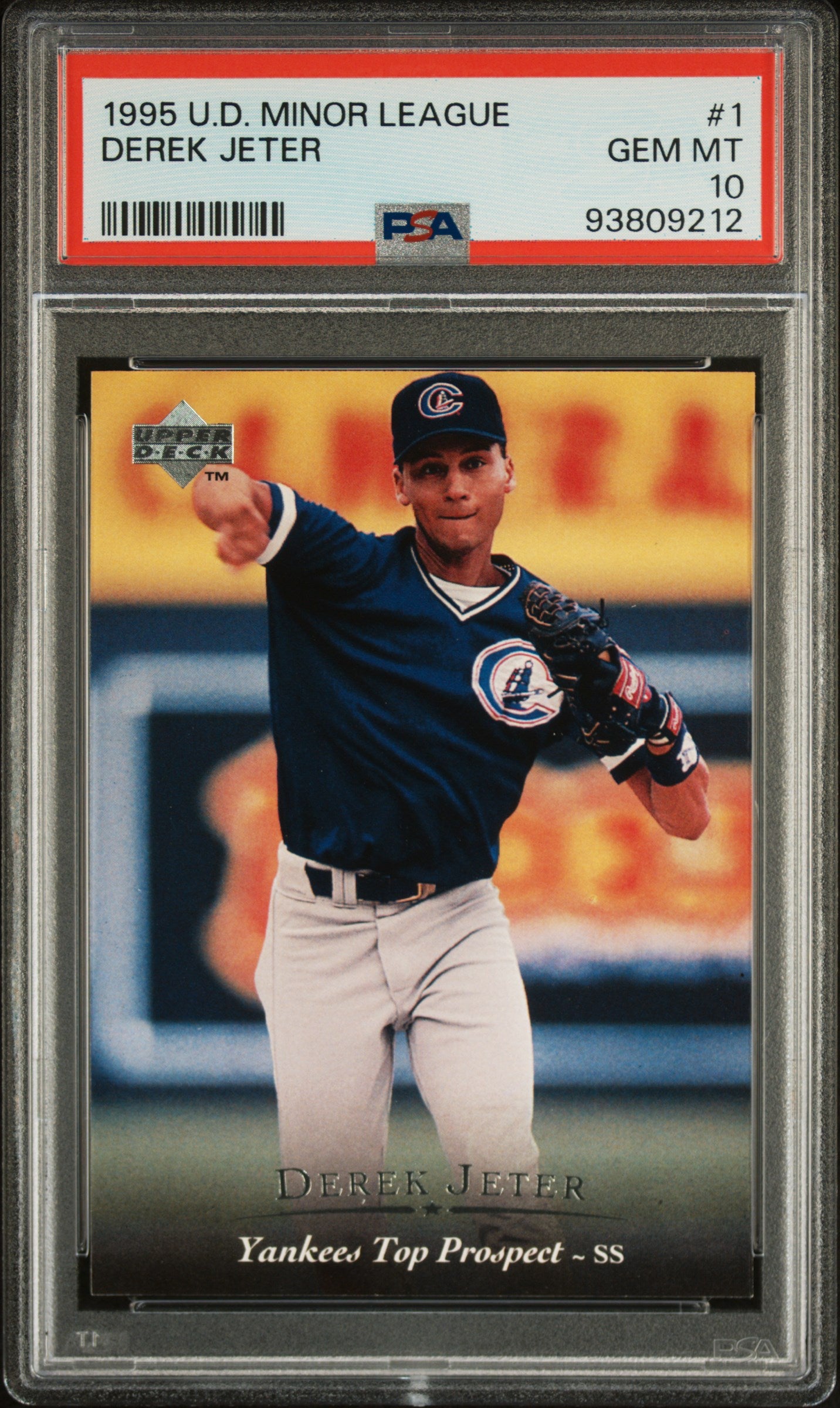 1995 Upper Deck Minor League Derek Jeter #1 PSA 10