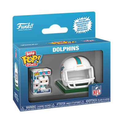 Funko Bitty Pop!: NFL - Miami Dolphins Helmet & Player