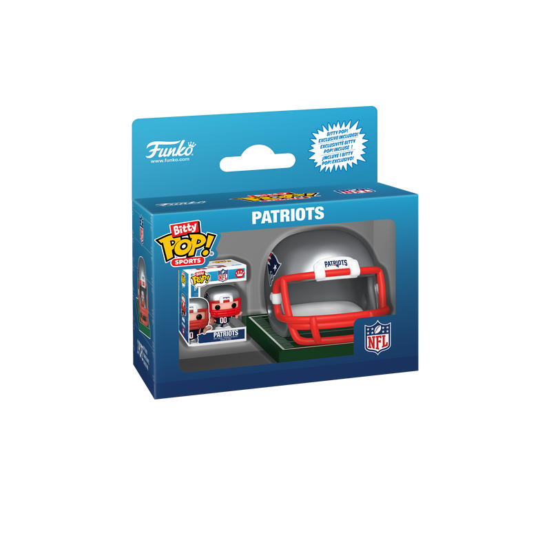 Funko Bitty Pop! NFL: New England Patriots Helmet & Player