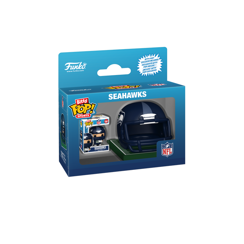 Funko Bitty Pop!: NFL - Seattle Seahawks Helmet & Player