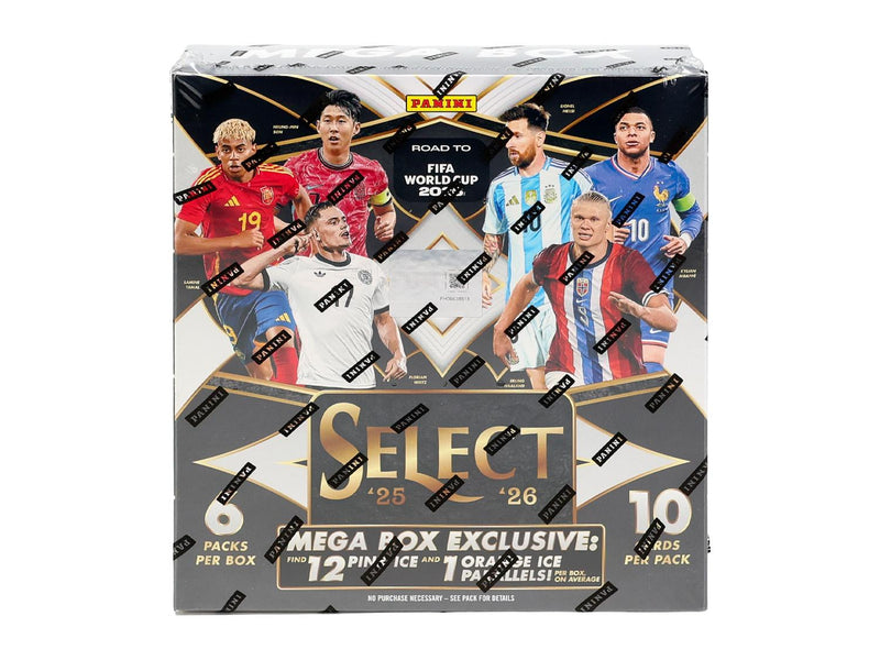Panini Select Road to FIFA World Cup 2026 Soccer Mega Box (2025-26)