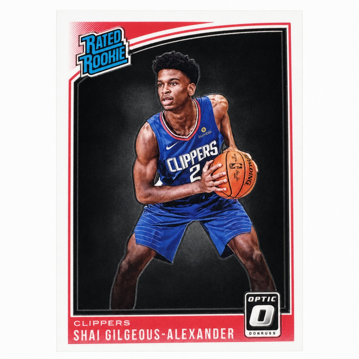 2018-19 Donruss Optic #162 Shai Gilgeous-Alexander Rated Rookie RC