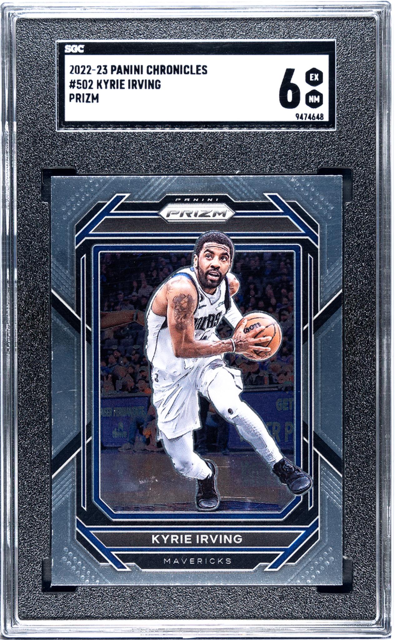2022 Panini Chronicles Prizm Kyrie Irving #502 SGC 6