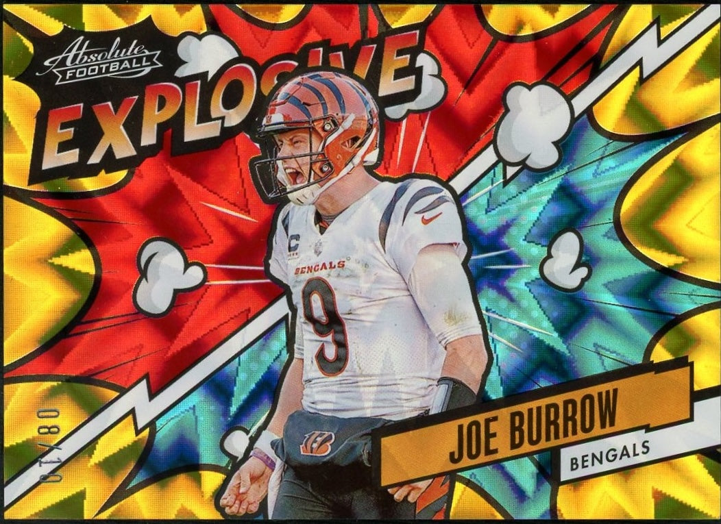 2024 Absolute EX-JBW Joe Burrow Gold Explosive /10
