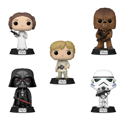 Funko Pop! Star Wars: Classic Characters 5-Pack